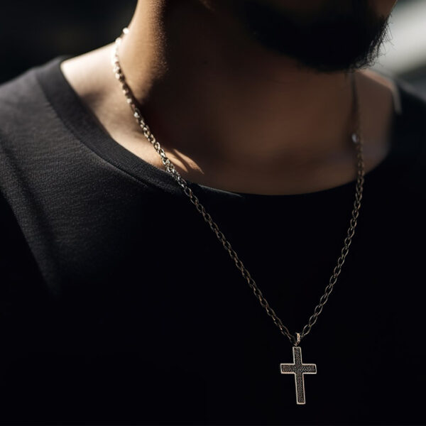 Men's Necklace Style Religious Emblems
