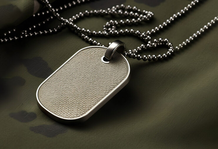 Men's Necklace Style #1 Dog Tags