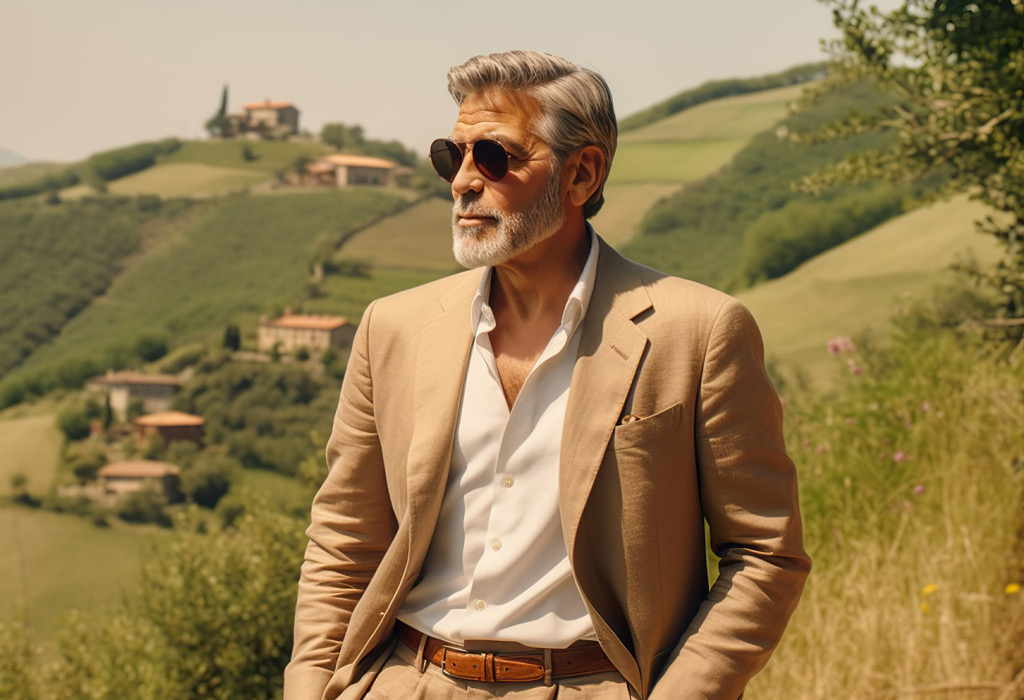 George Clooney old money aesthetic 
