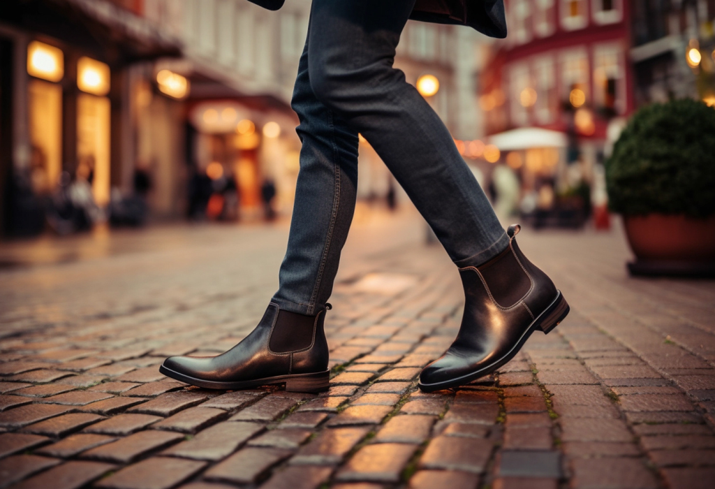 chelsea boots is a stylish accessory for men