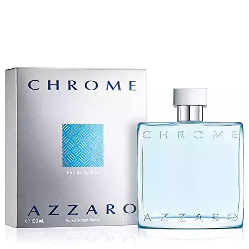 Azzaro Chrome Eau de Toilette - Fresh Mens Cologne - 3.3 Fl. Oz