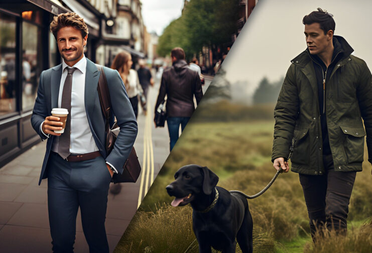 city vs. country style for men