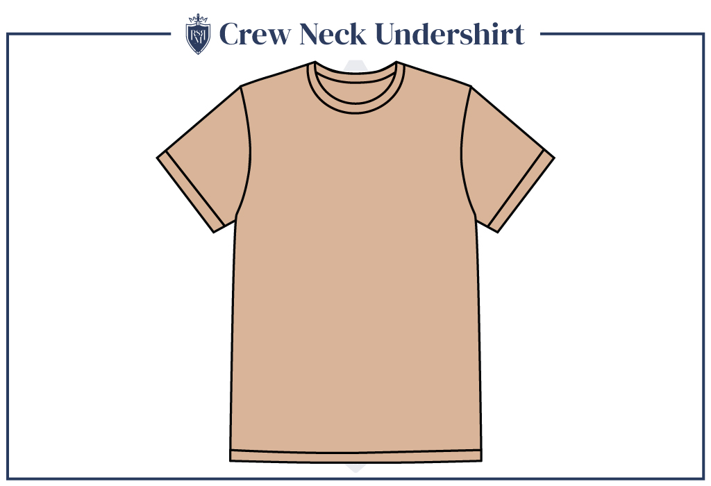 crew neck undershirt