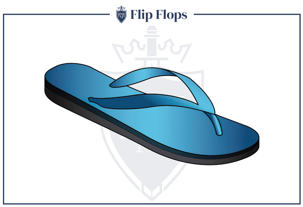 Flip-Flop-Stil für Männer