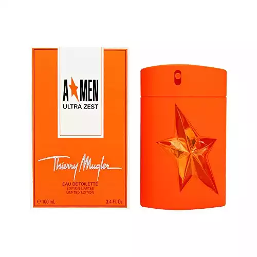 Thierry Mugler A Men Ultra Zest Eau de Toilette Spray, 3.4 Ounce