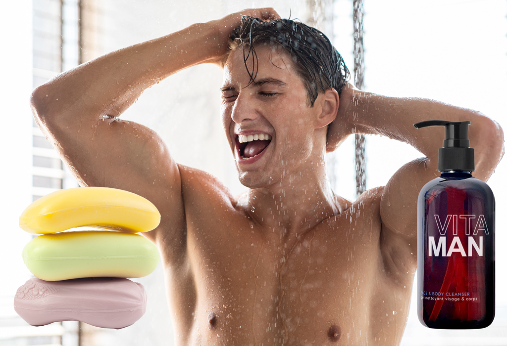 soap vs body wash for men