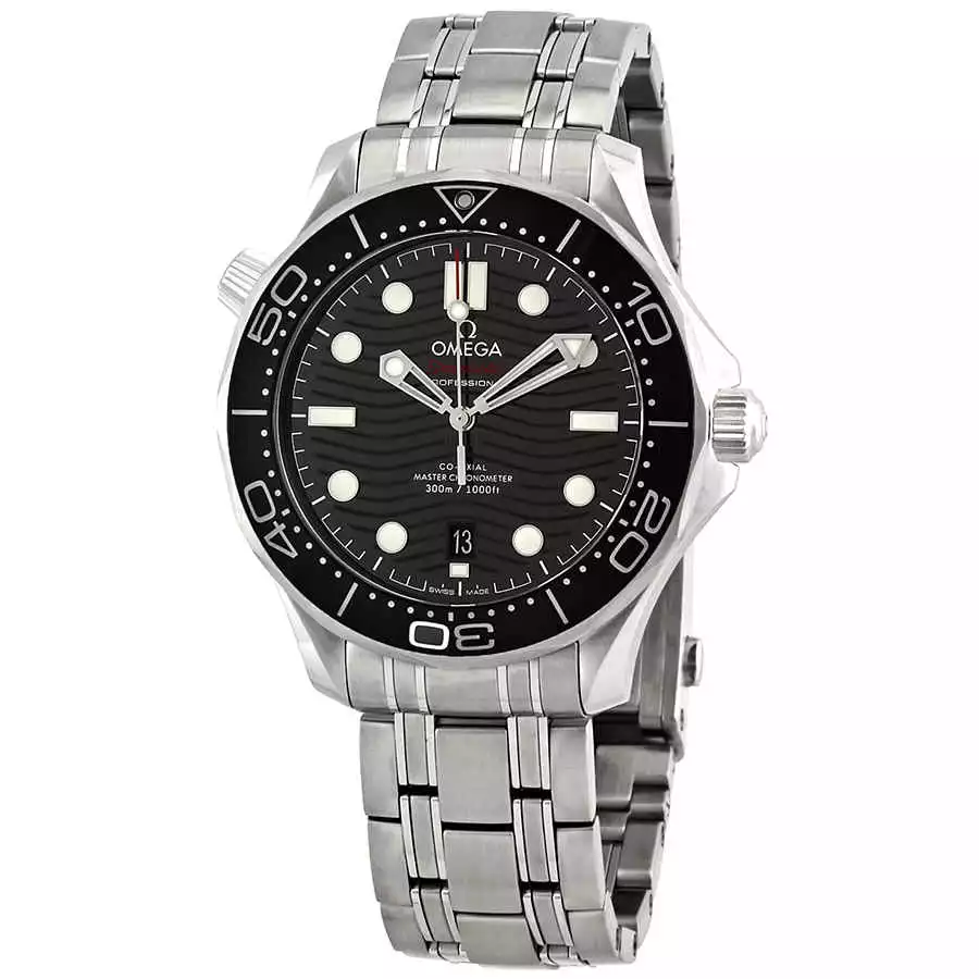Omega Seamaster Automatic Chronometer Black Dial Men's Watch