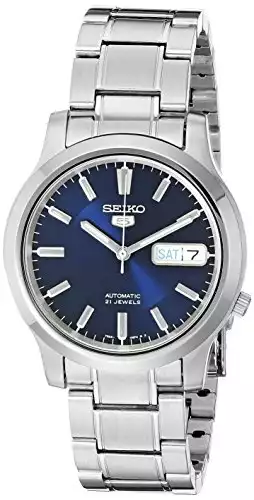 SEIKO 5 Men's SNK793 Automatic Stainless Steel Watch with Blue Dial