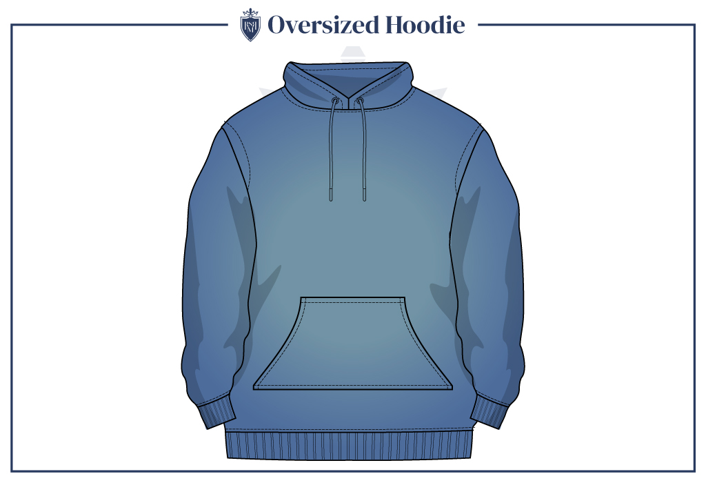 oversized hoodie infographic
