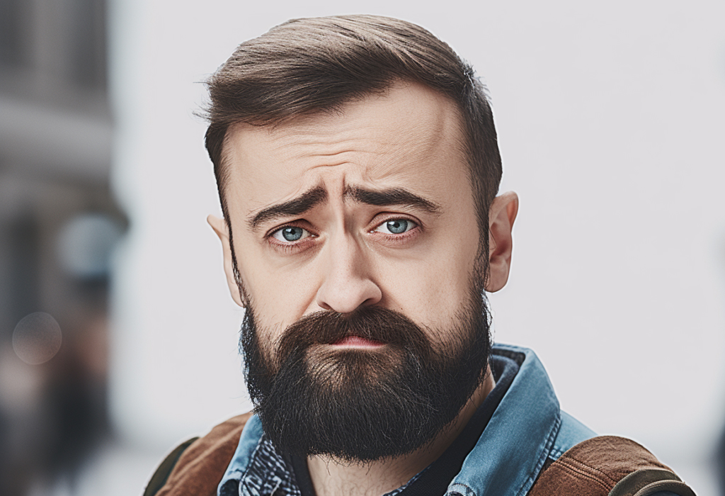 man with garibaldi style beard
