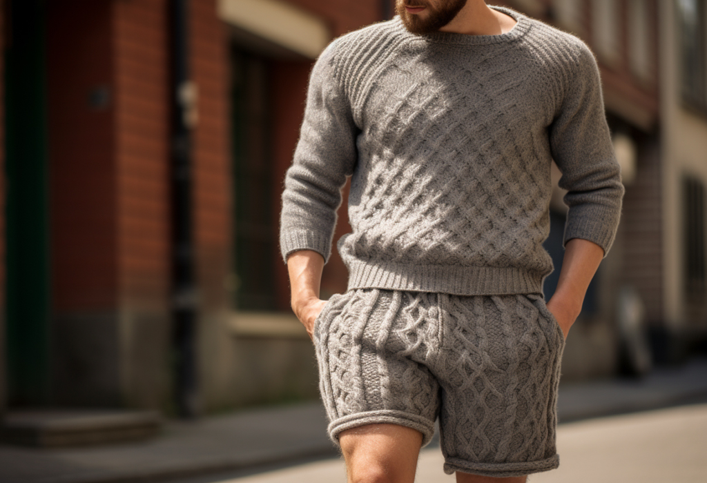 Men's wool shorts