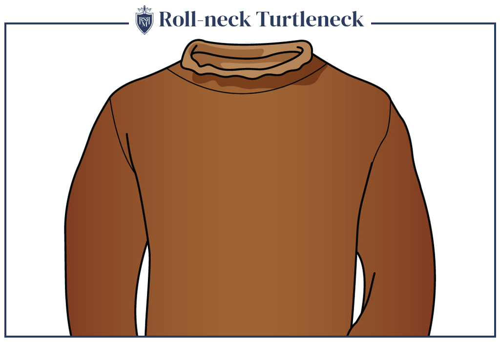 Roll neck turtleneck 