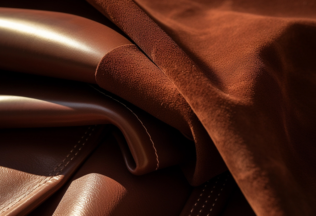 leather and suede loafer fabrics