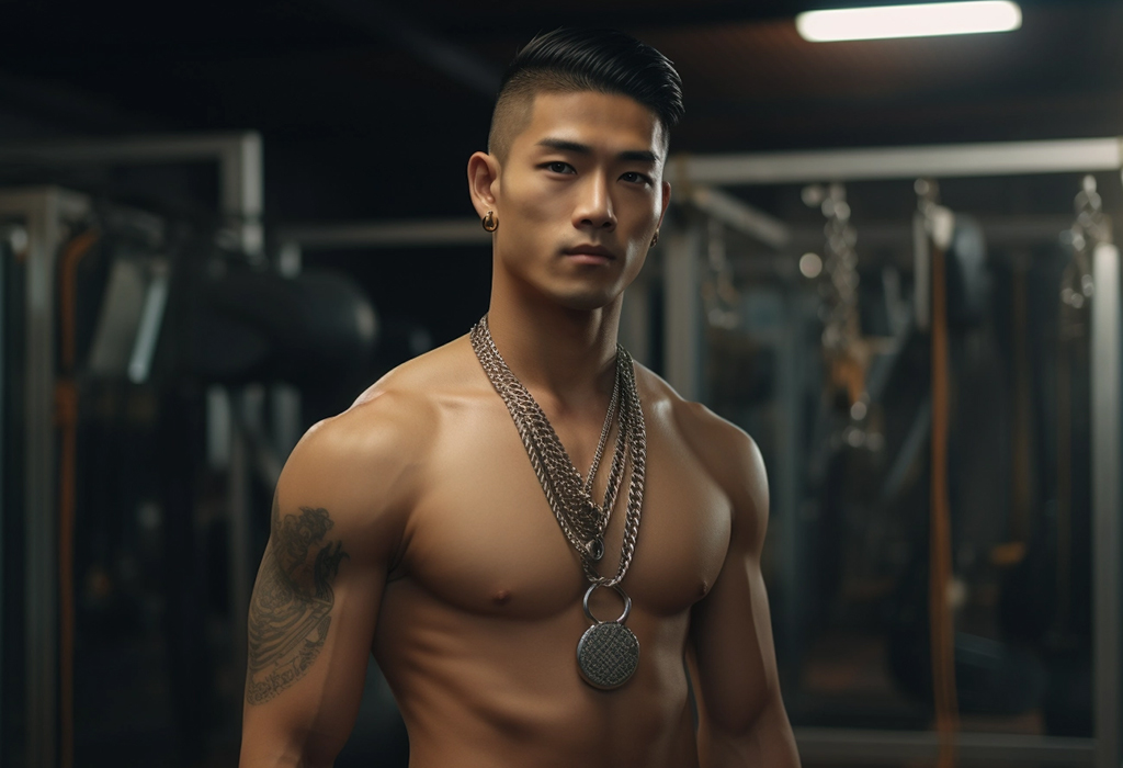 Man excessive jewelry (what men shouldn't wear to the gym)