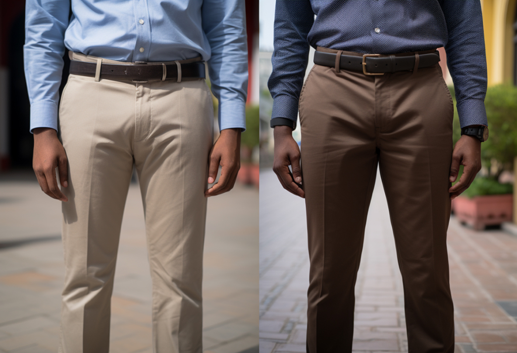 difference between khakis and chinos types of men's pants
