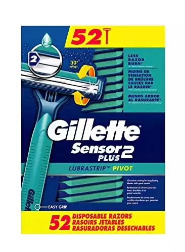 Gillette Sensor2 Plus Disposable Razor (52 Pack)