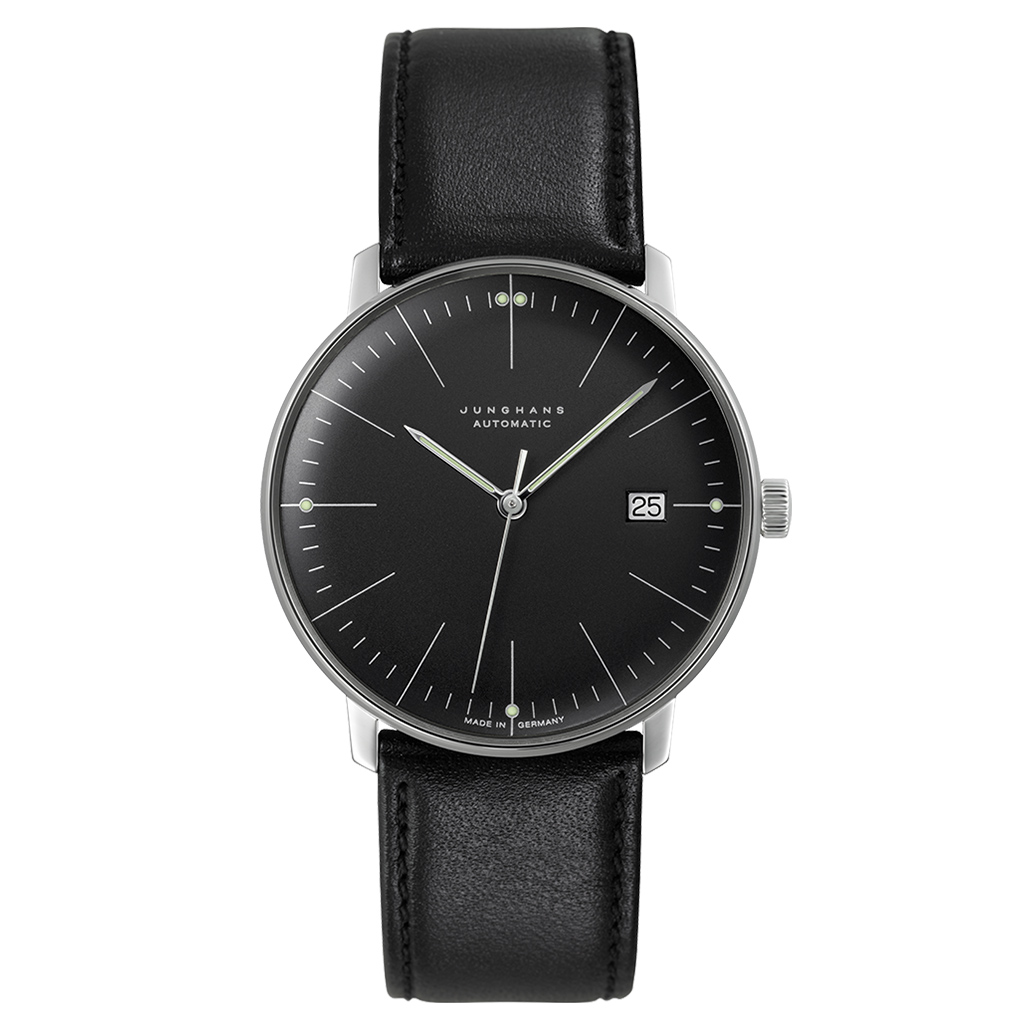 Junghans Max Bill dress watch on a leather strap