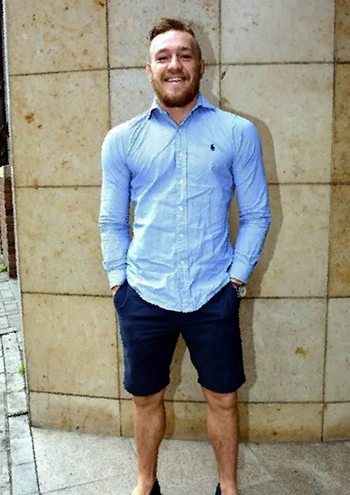 Conor McGregor in shorts