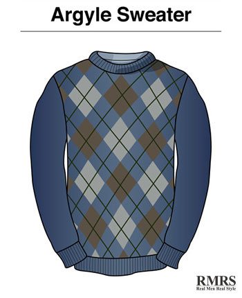Argyle Sweater for men