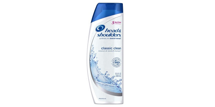head and shoulders classic clean