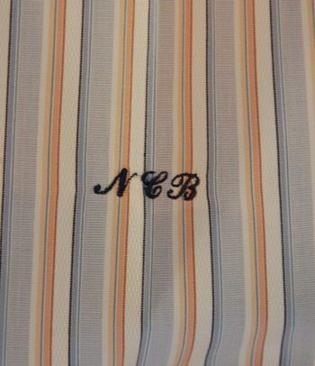 dress shirt monogram