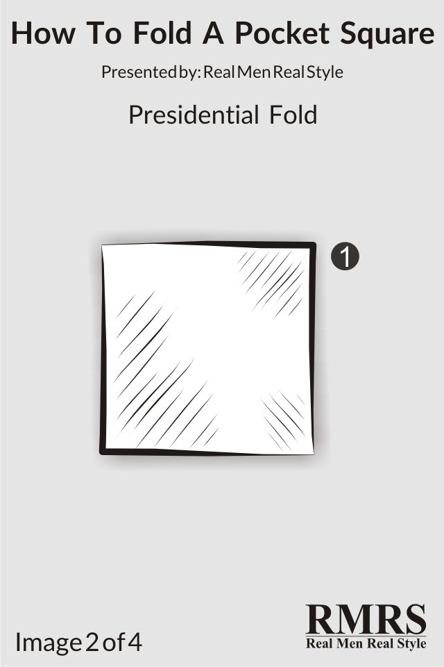 how to fold presidential pocket square 