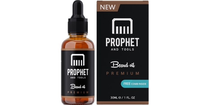 prophet and tools beard oil