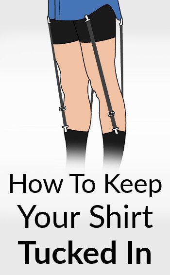 Men Lady T shirt Sock Suspender Stay Holder Elastic Garter Belt Non-slip Y Style